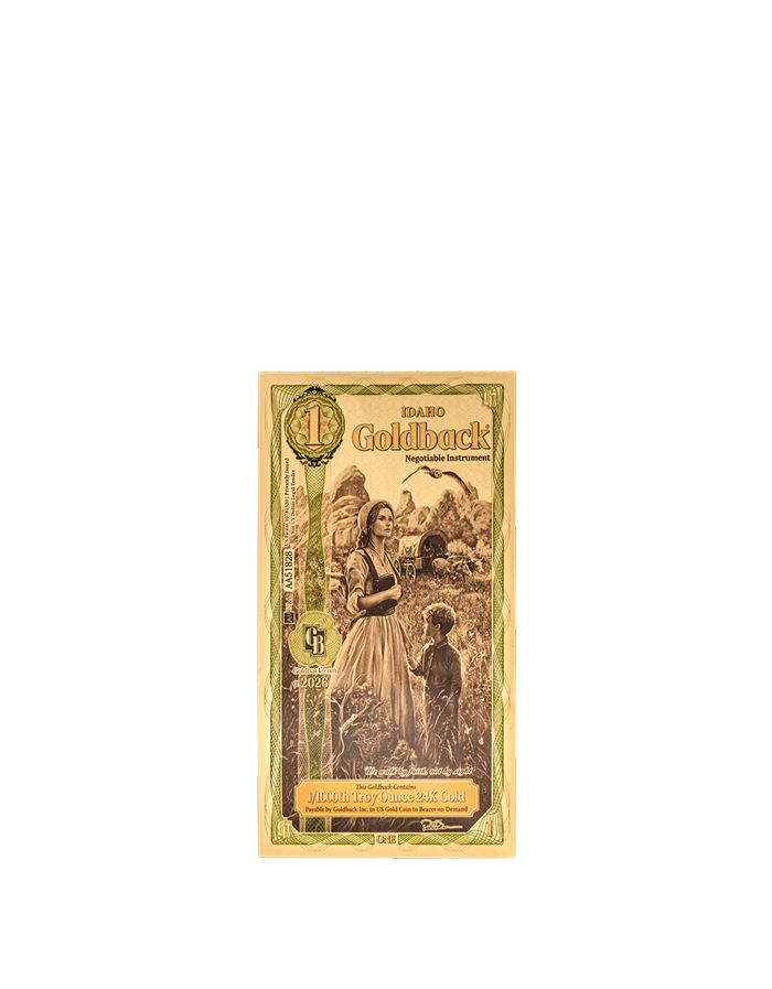 Idaho 1 Goldback — front