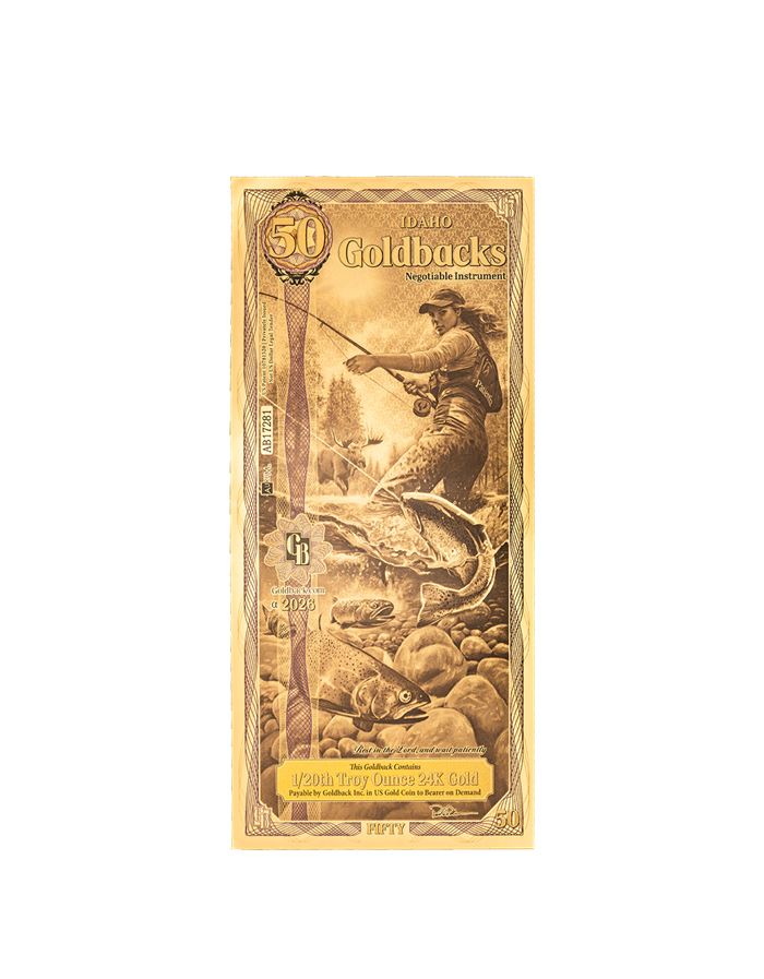 Idaho 50 Goldback — front