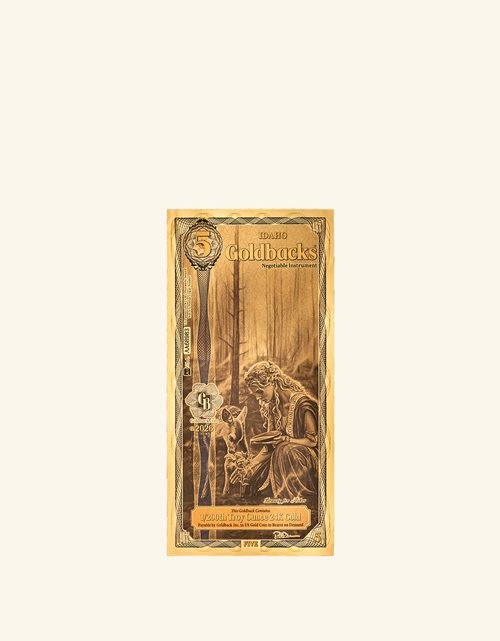 Idaho 5 Goldback - Clementia - Front