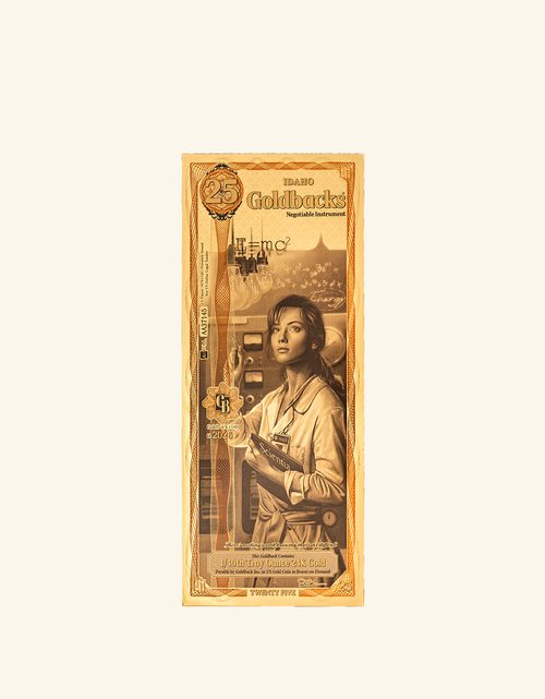 Idaho 25 Goldback - Scientia - Front