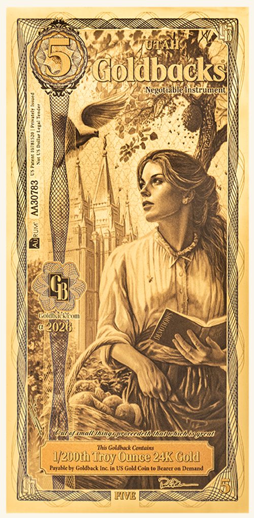 Utah refresh 5 Goldback - Devotionis - Front