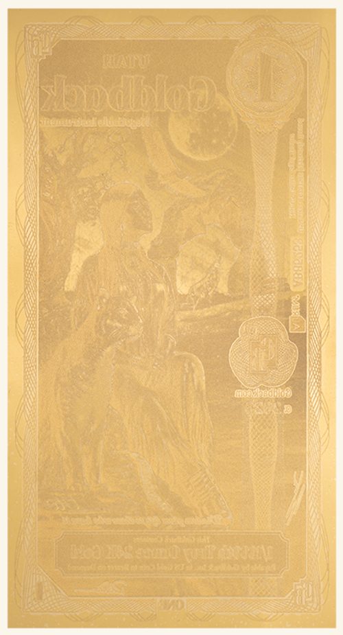 Utah refresh 1 Goldback - Prudentia - Back