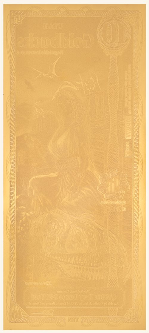 Utah refresh 10 Goldback - Aeternitas - Back